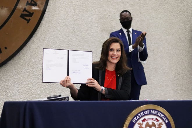 Michigan Governor Whitmer signing Clean Slate Bill